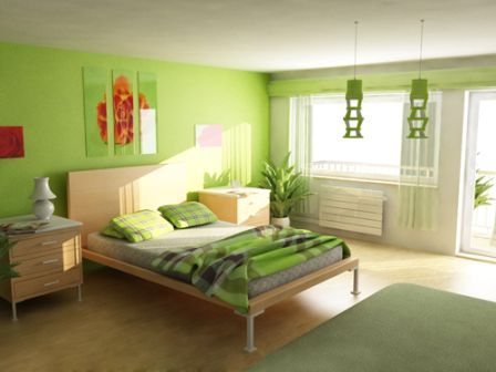 Одноцветная спальня: разнообразные варианты и идеи!