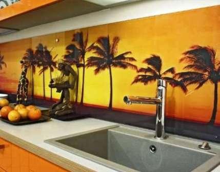 Оригинальное решение стенового покрытия для кухни - декоративные панели!